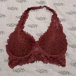 Halter style Mauve Bralette